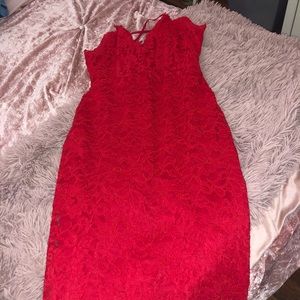 Red Lace Dress